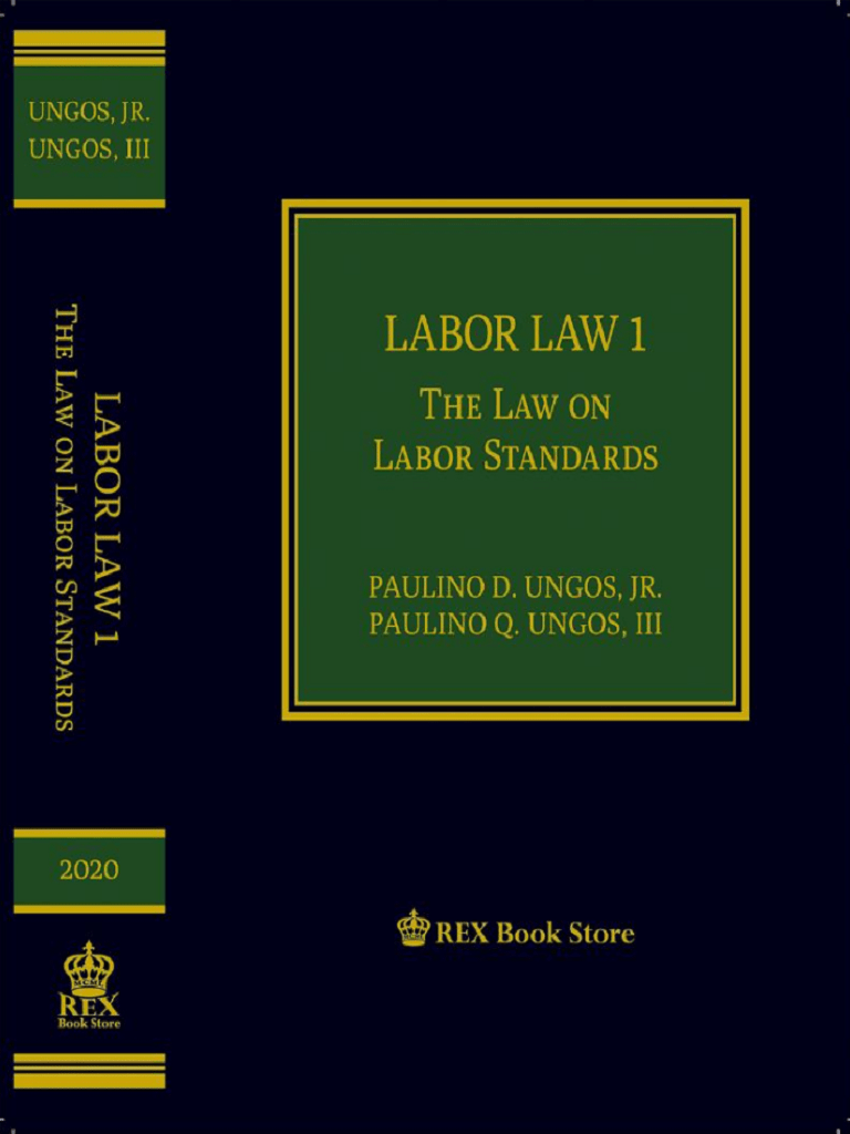 ungos labor law 1 the law on labor standards